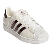 Sneakers Donna Adidas Superstar II Bianco Bordeaux | NonSoloSport