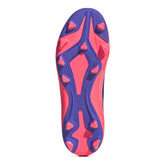 Scarpa da Calcio Ragazzo Adidas F50 Hyperfast Club Terreni Compatti Multi Terreno Bianco Viola Rosso | NonSoloSport