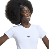 T-Shirt Donna Adidas Slim Essentials Bianco | NonSoloSport