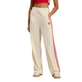 Pantalone Donna Adidas Firebird Loose Beige Rosso | NonSoloSport