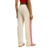 Pantalone Donna Adidas Firebird Loose Beige Rosso | NonSoloSport