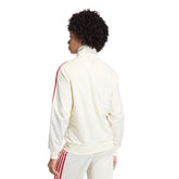 Giacca Donna Adidas Track Firebird Loose Beige Rosso | NonSoloSport