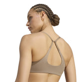 Bra Donna Adidas Optime Essentials Light Support Beige | NonSoloSport