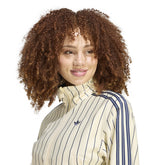 Giacca Donna Adidas Firebird Reversibile Beige Blu | NonSoloSport