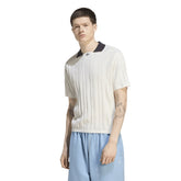 Polo Uomo Adidas Cable Knit Football Bianco | NonSoloSport