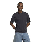 Polo Uomo Adidas Cable Knit Football Nero | NonSoloSport