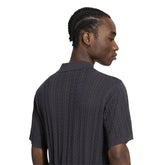 Polo Uomo Adidas Cable Knit Football Nero | NonSoloSport
