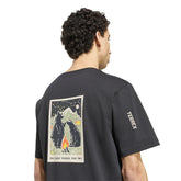 T-Shirt Uomo Adidas Camper Nero | NonSoloSport