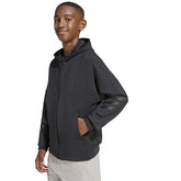 Felpa Ragazzo Adidas Future Icons 3-Stripes Nero | NonSoloSport