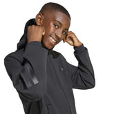 Felpa Ragazzo Adidas Future Icons 3-Stripes Nero | NonSoloSport