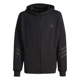 Felpa Ragazzo Adidas Future Icons 3-Stripes Nero | NonSoloSport