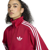 Felpa Donna Adidas Firebird Rosso Bianco | NonSoloSport