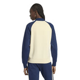 Felpa Donna Adidas SST Beige Blu | NonSoloSport