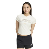 T-Shirt Bambino Adidas Collegiate Bianco | NonSoloSport