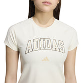 T-Shirt Bambino Adidas Collegiate Bianco | NonSoloSport