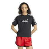 T-Shirt Donna Adidas Mesh Nero Bianco | NonSoloSport
