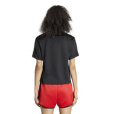 T-Shirt Donna Adidas Mesh Nero Bianco | NonSoloSport