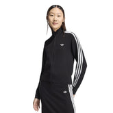 Felpa Donna Adidas Knitted Firebird Nero Bianco | NonSoloSport