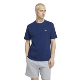 T-Shirt Uomo Adidas Trefoil Essentials Blu Scuro | NonSoloSport
