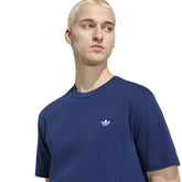 T-Shirt Uomo Adidas Trefoil Essentials Blu Scuro | NonSoloSport