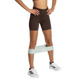 Shorts Donna Adidas Workout Essentials Knit Scrunch Marrone | NonSoloSport