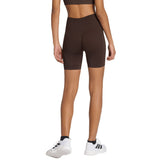 Shorts Donna Adidas Workout Essentials Knit Scrunch Marrone | NonSoloSport