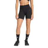 Shorts Donna Adidas Workout Essentials Knit Scrunch Nero | NonSoloSport