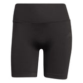 Shorts Donna Adidas Workout Essentials Knit Scrunch Nero | NonSoloSport