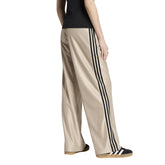 Pantalone Jogger Donna Adidas Firebird Beige Nero | NonSoloSport