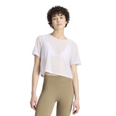 T-Shirt Donna Adidas Strength Essentials Workout Lilla | NonSoloSport