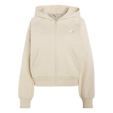 Felpa Donna Adidas Small Logo Beige | NonSoloSport