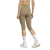 Leggings Donna Adidas Optimé Contour Workout Capri Marrone | NonSoloSport
