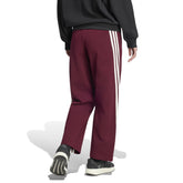 Pantalone Donna Adidas Barrel Kit 3 Stripes Bordeaux Beige | NonSoloSport
