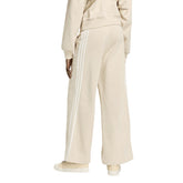 Pantalone Jogger Donna Adidas 3 Stripes Beige Bianco | NonSoloSport
