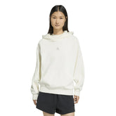 Felpa Donna Adidas 3 Stripes Bianco | NonSoloSport