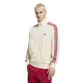 Felpa Uomo Adidas Firebird Beige Rosso | NonSoloSport