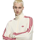 Felpa Uomo Adidas Firebird Beige Rosso | NonSoloSport