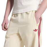 Pantalone Jogger Uomo Adidas Firebird Beige Rosso | NonSoloSport