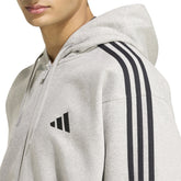 Felpa Uomo Adidas Essentials Grigio Nero | NonSoloSport