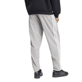 Pantalone Jogger Uomo Adidas Essentials 3 Stripes Grigio Bianco | NonSoloSport