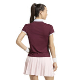 Polo Donna Adidas Tennis Classics Bordeaux | NonSoloSport
