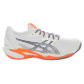 Scarpa da Tennis Uomo Asics Solution Speed FF 3 Clay Bianco Grigio | NonSoloSport
