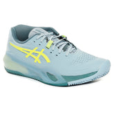 Scarpa da Tennis Uomo Asics Gel-Resolution X Clay Grigio Verde | NonSoloSport