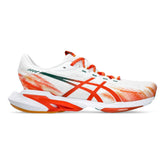 Scarpa da Padel Uomo Asics Sonicsmash FF Bianco Arancione | NonSoloSport