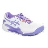 Asics Gel-Resolution 9 Clay Donna Bianco Lilla | NonSoloSport