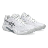 Scarpa da Tennis Donna Asics Gel-Dedicate 9 Clay Bianco Argento | NonSoloSport