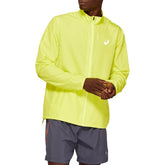 Asics Silver Jacket Uomo Lime Nero | NonSoloSport