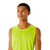 Asics Canotta Core Singlet Uomo Giallo Fluo | NonSoloSport