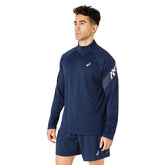 T-Shirt Manica Lunga Uomo Asics Icons Blu | NonSoloSport