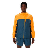 Asics Giacca Fujitrail Packable Uomo Giallo Blu | NonSoloSport